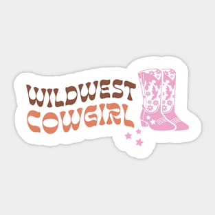 Wildwest Cowgirl Sticker